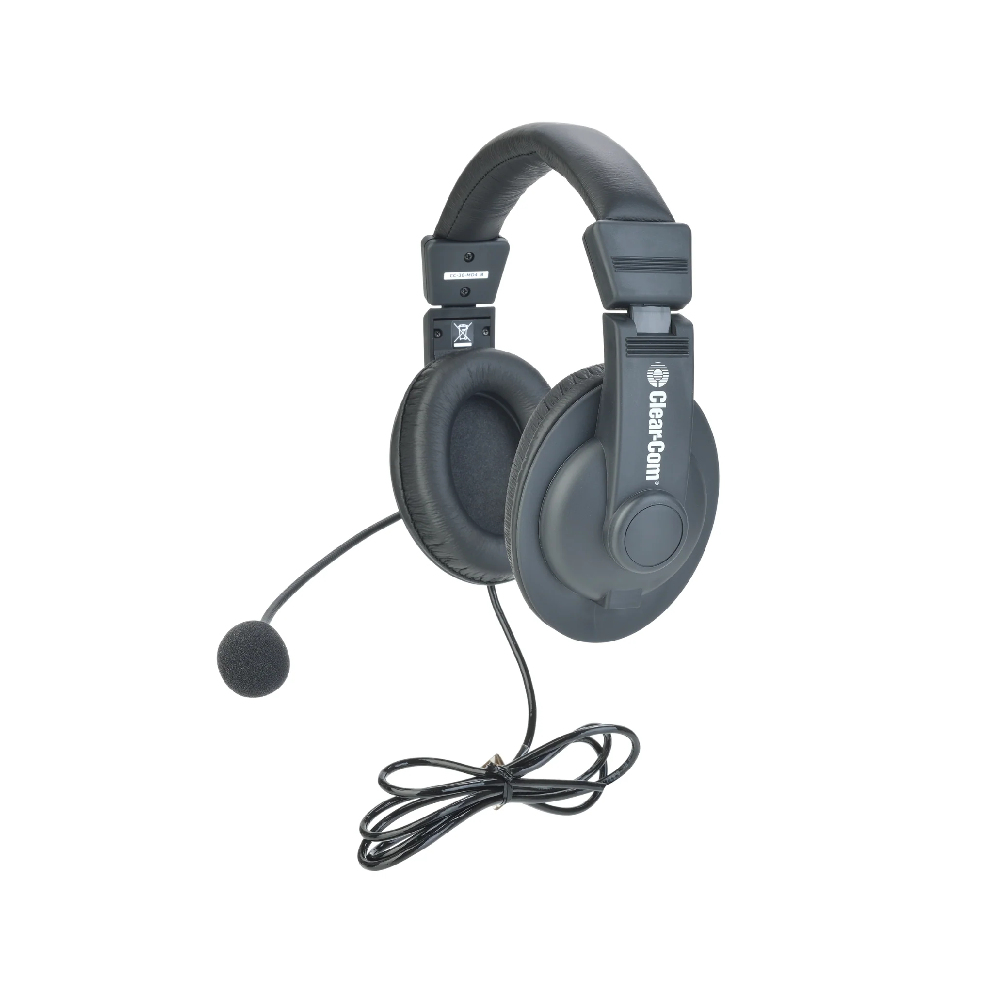 Clear-Com HME CC-30-MD4 double muff lightweight noise-cancelling headset