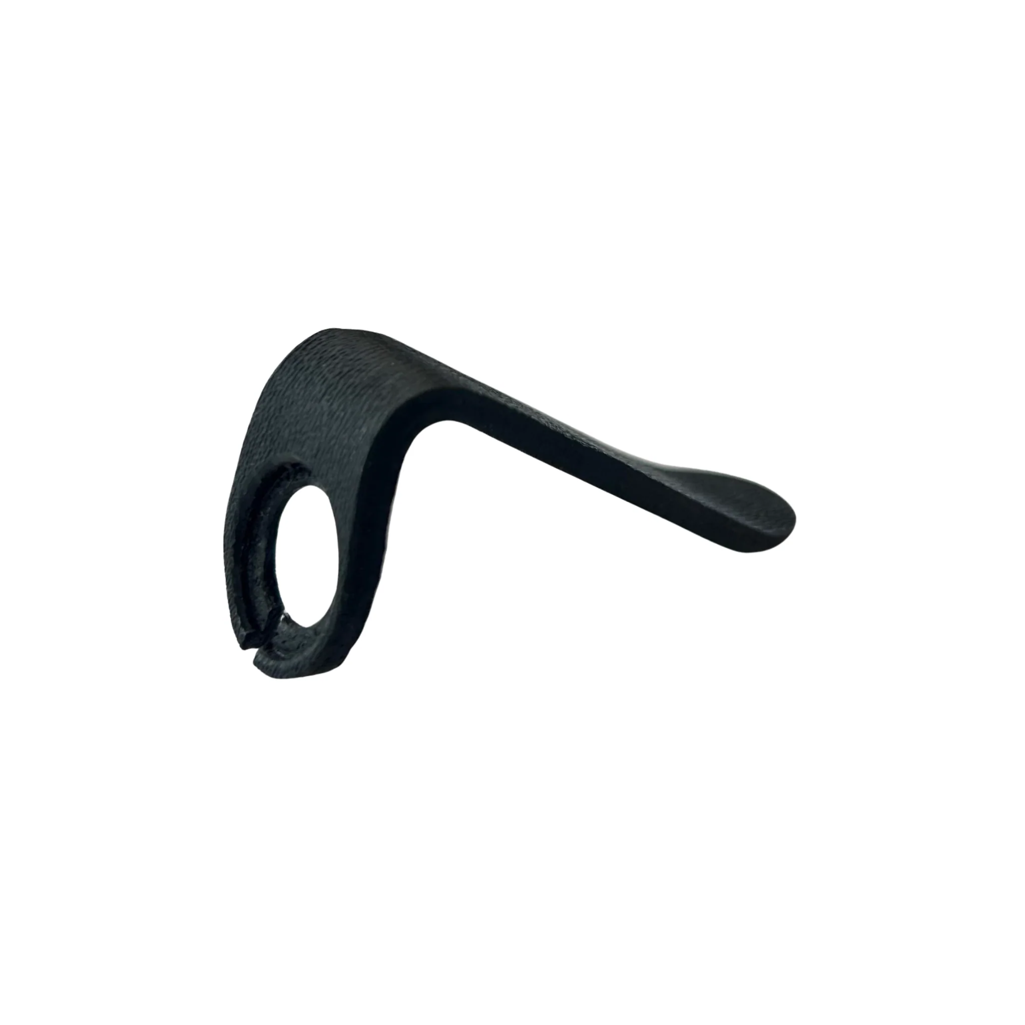 Countryman belt clip for XLR-style preamp, black plastic