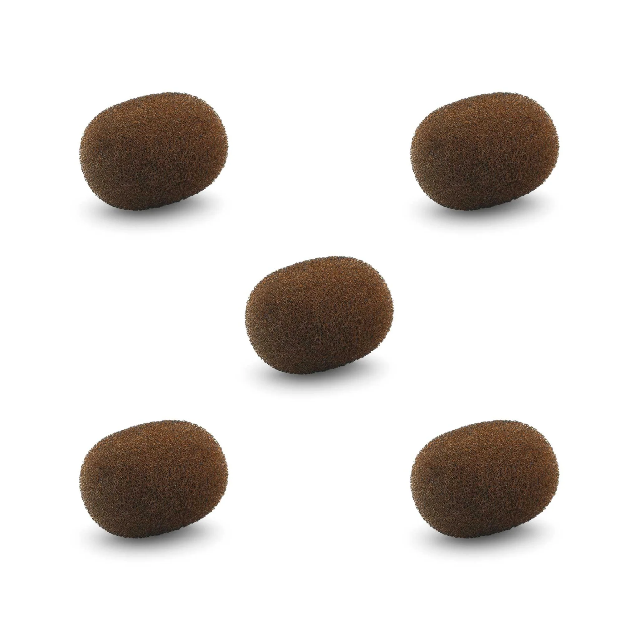 DPA miniature windscreens, brown (pack of 5)