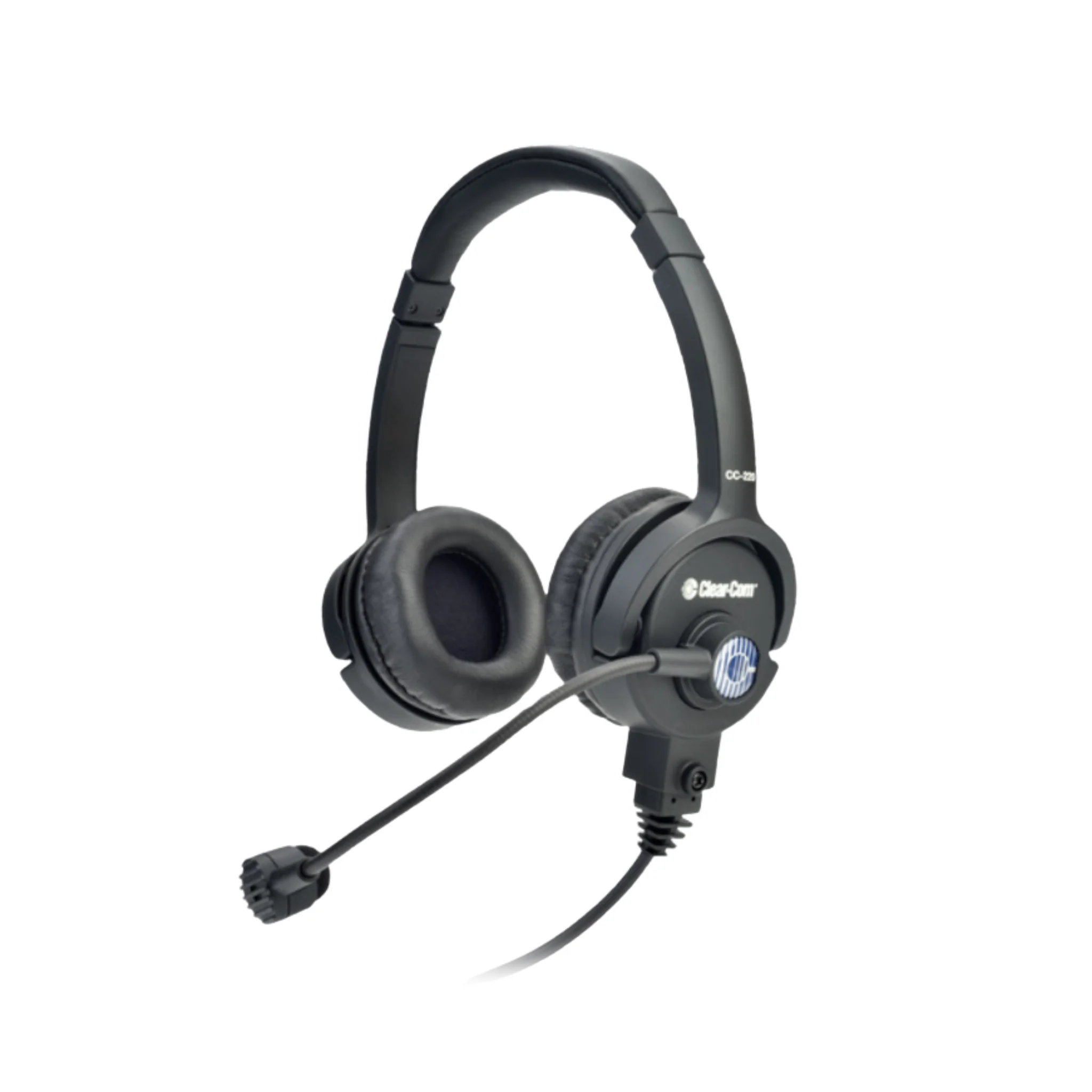 Clear-Com Headset: Double Ear, Light weight, Non-Terminated