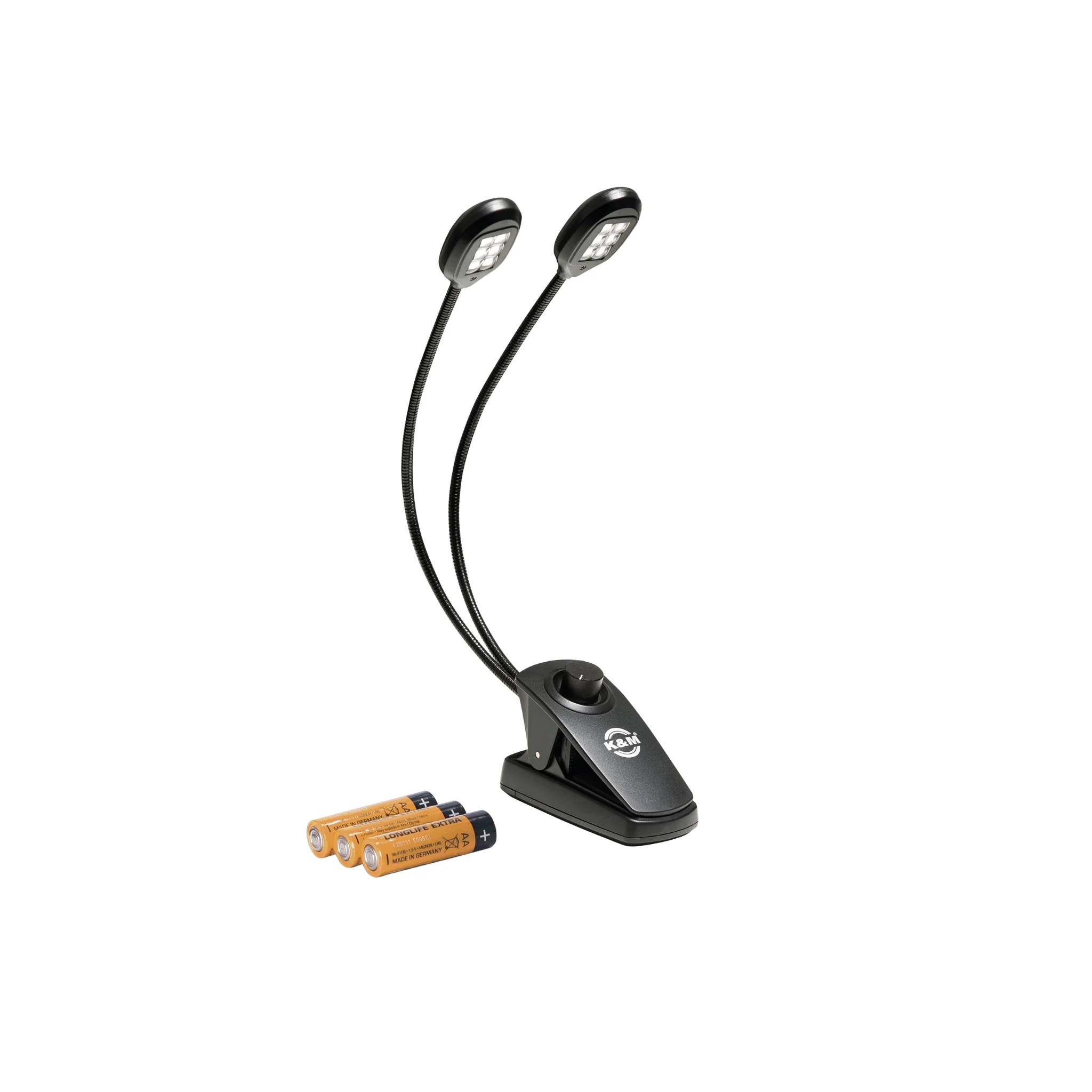 K&M 12271 Music stand light »Twin Head Pro« UK