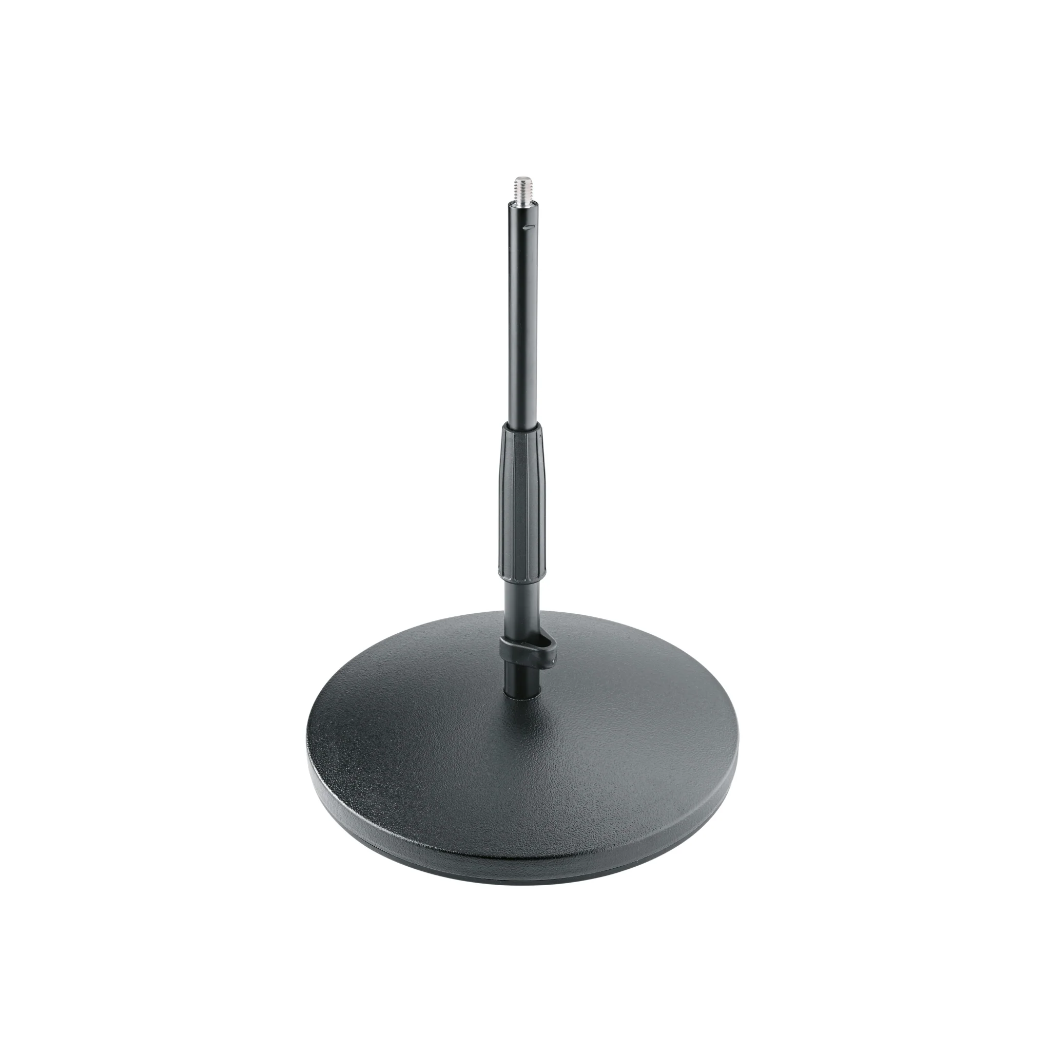 K&M 23320 low stand with a heavy cast iron base, maximum height 347mm, black - Image 2
