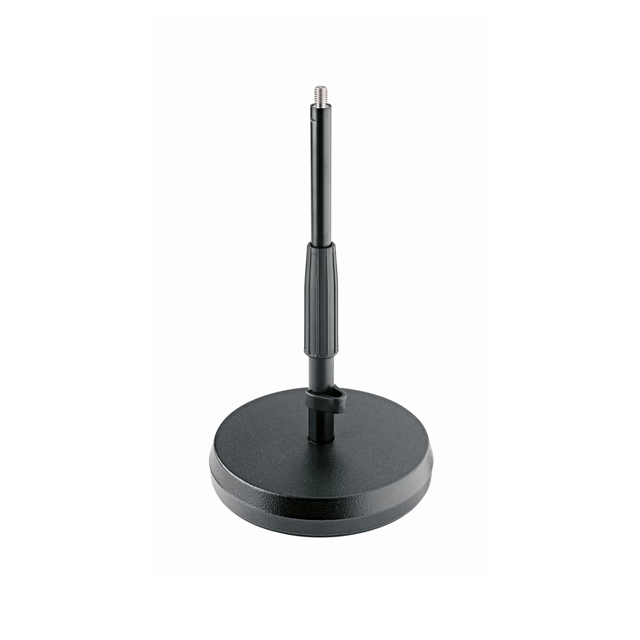 K&M 23325 adjustable combination table and floor microphone stand with heavy base, maximum height 34 - Image 2