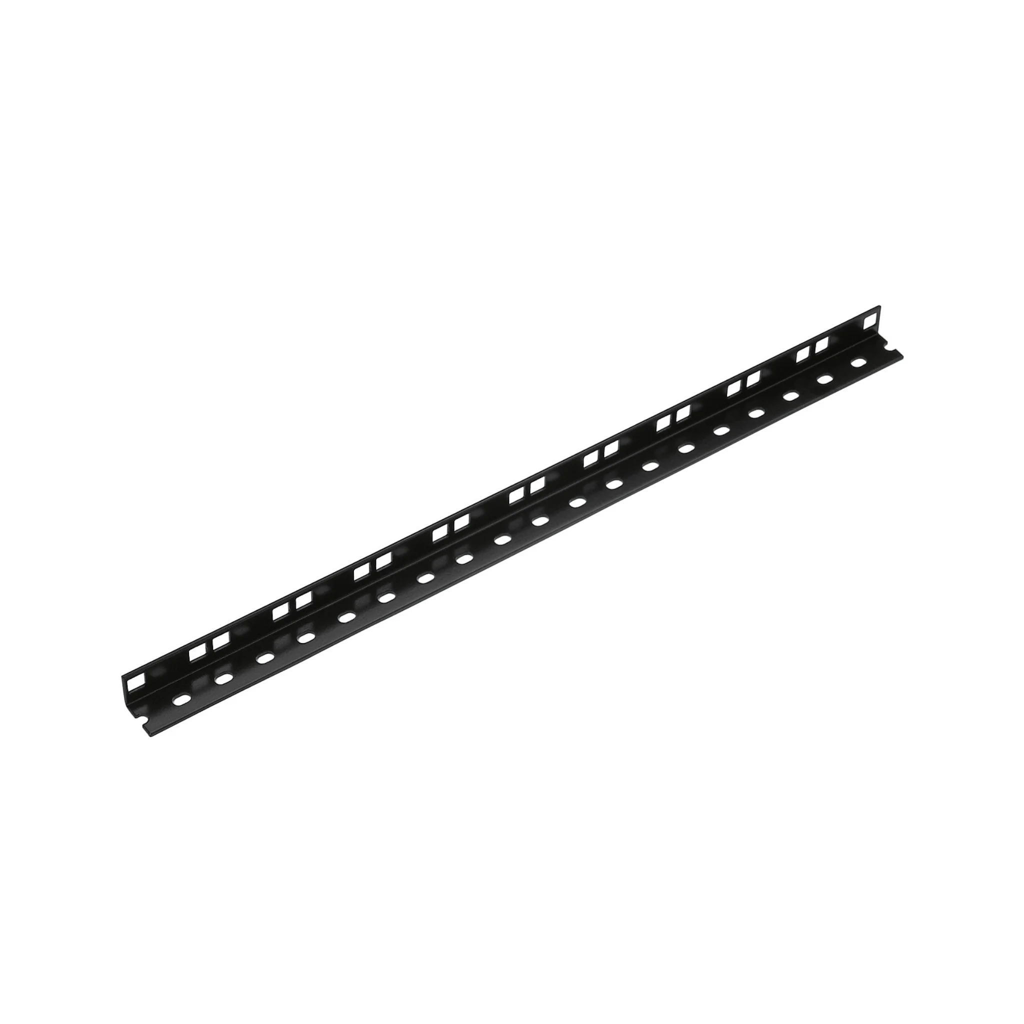 K&M 28410 single rack rail, black