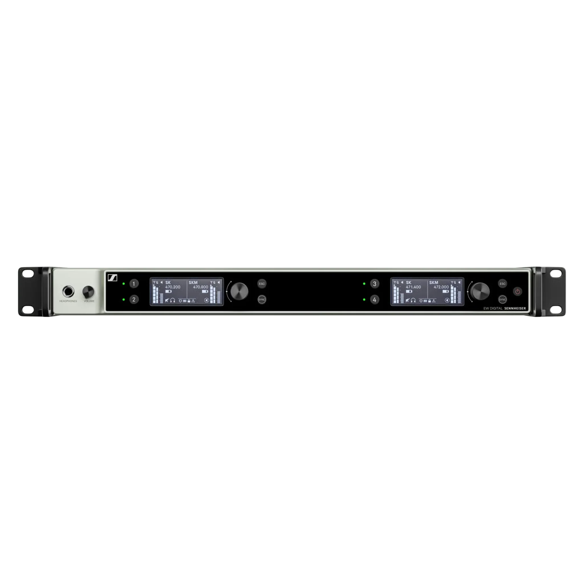 Sennheiser EW-DX EM 4 DANTE (R1-9) 4 channel digital full-rack (19“) receiver with Dante®