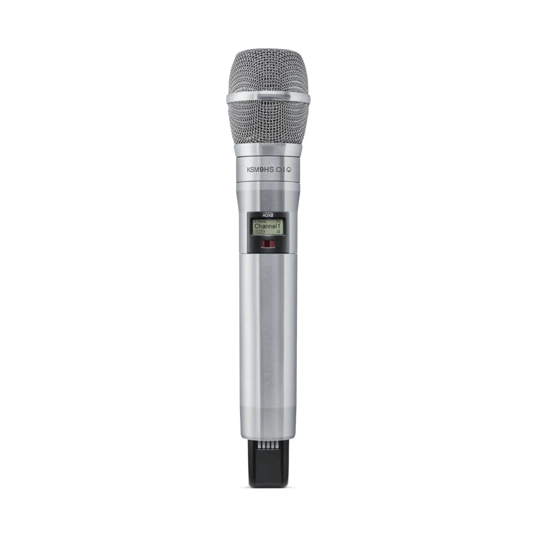 Shure Axient Digital handheld transmitter with KSM9HS capsule (470-636 MHz) (nickel)