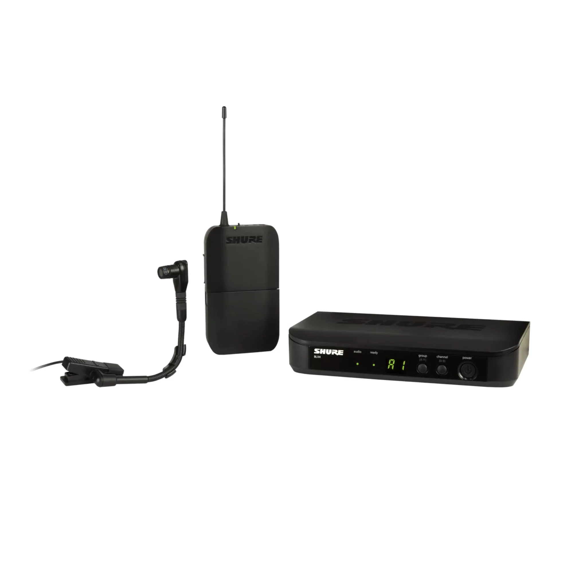 Shure BLX Wireless System with BLX1 Bodypack and Beta98H/C clip-on