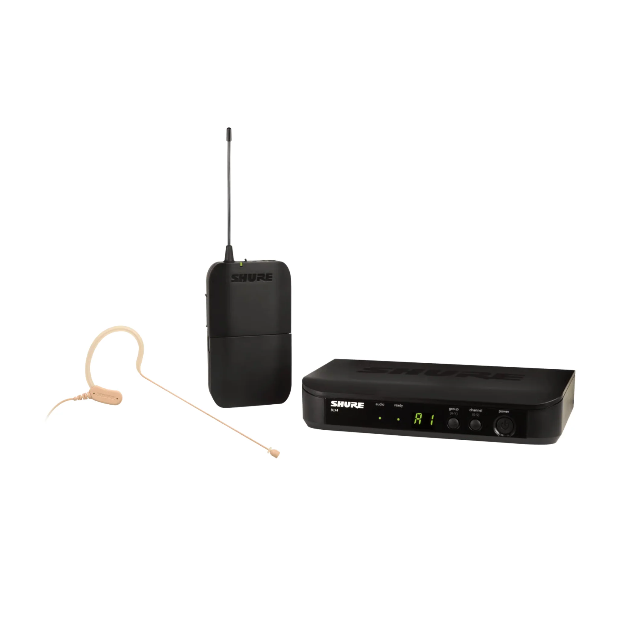 Shure BLX14R/MX53 Wireless Rack-mount Presenter System with MX153 Earset Microphone (606-630 MHz)