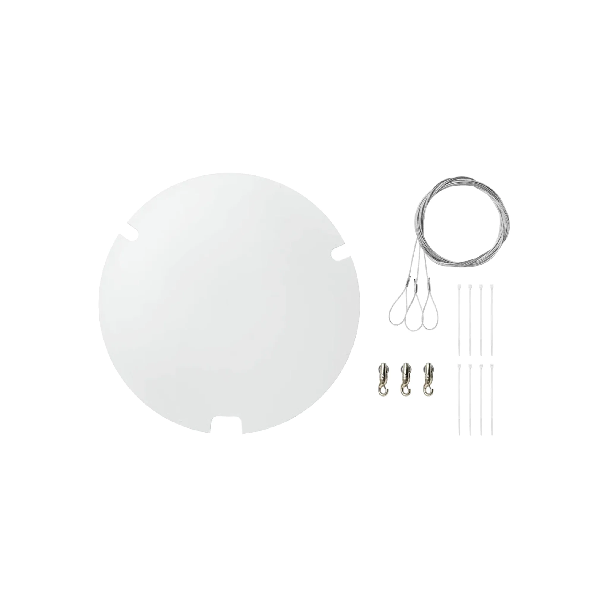 Shure Gripple mount kit for MXA920W-R microphone. Round (white)