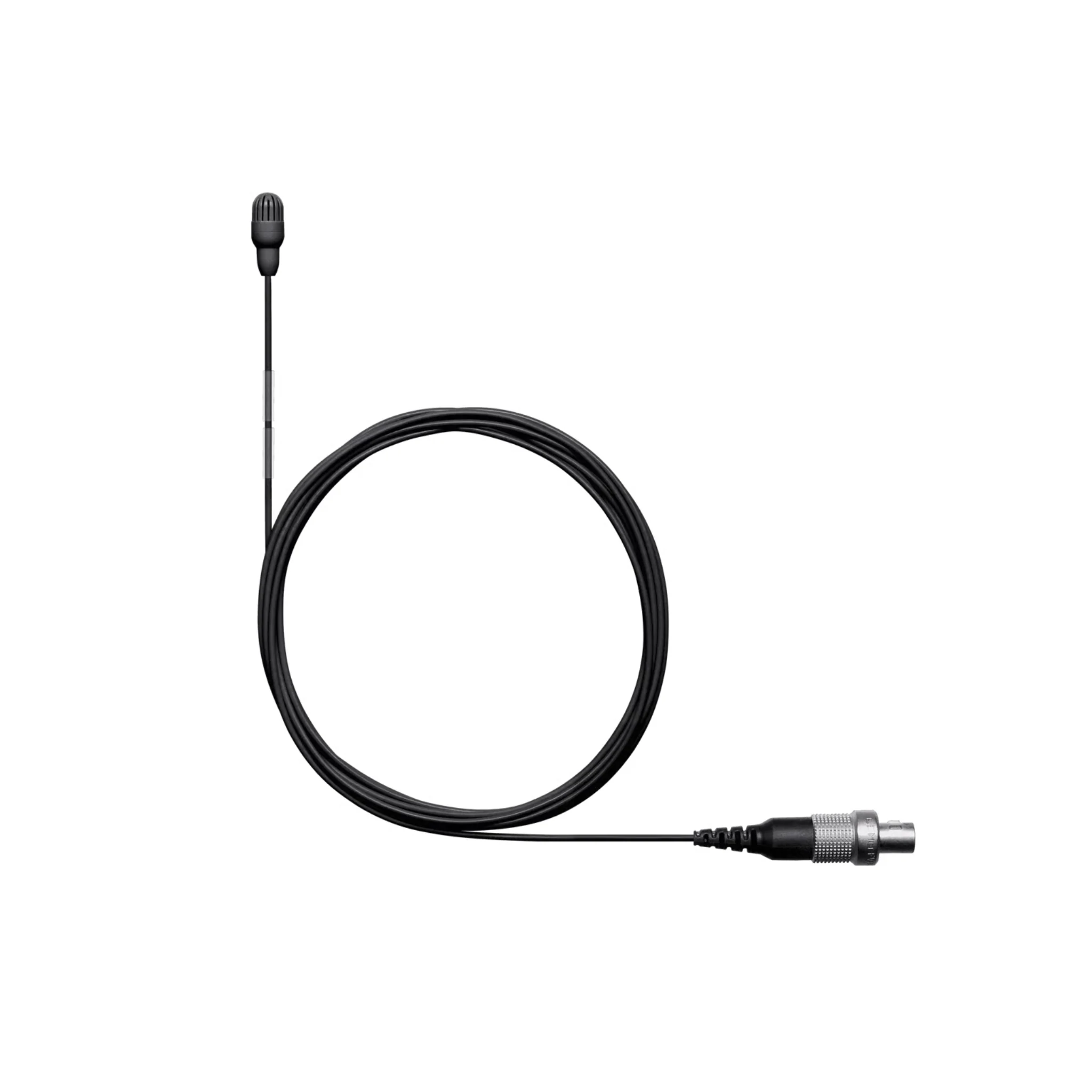 Shure Omnidirectional Condenser Microphone  (High-sens)  with1.6mm cable & LEMO connector (Black)