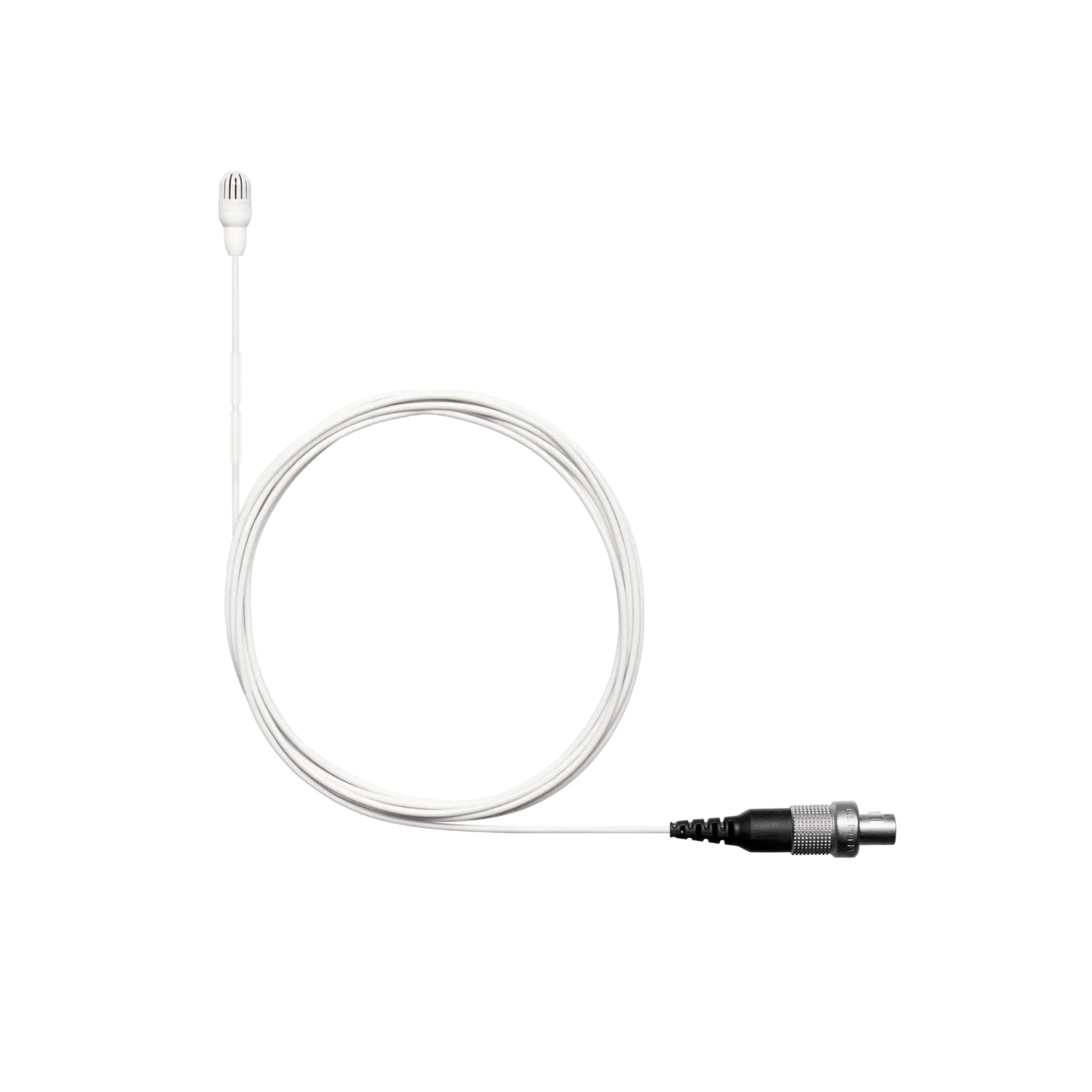 Shure Omnidirectional Condenser Microphone (Low-sens) with 1.1mm cable & LEMO connector (White)
