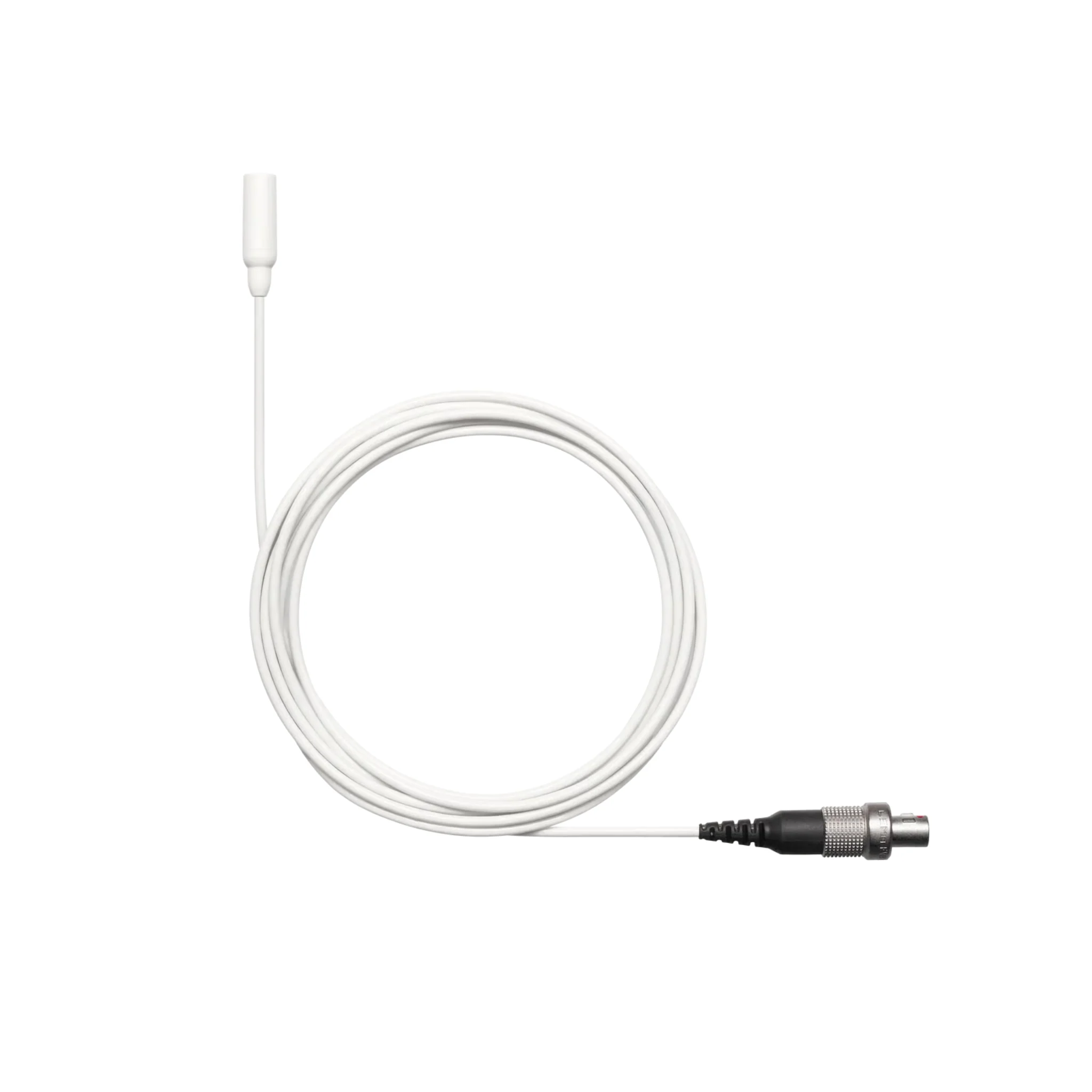 Shure Omnidirectional Condenser Microphone (Low-sens) with 1.6mm cable & LEMO connector (White)