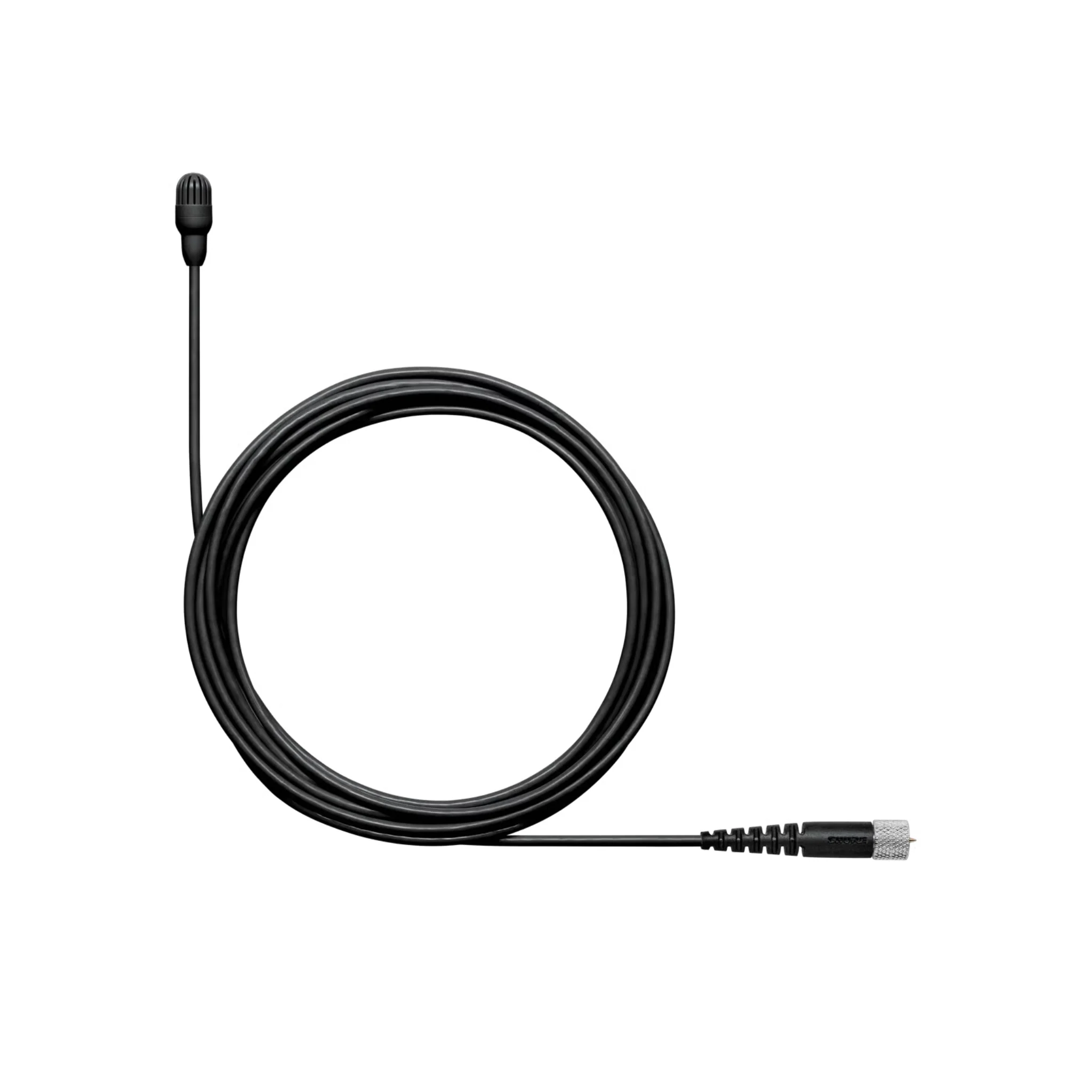 Shure Omnidirectional Condenser Microphone (Low-sens) with 1.6mm cable & MDOT connector (Black)