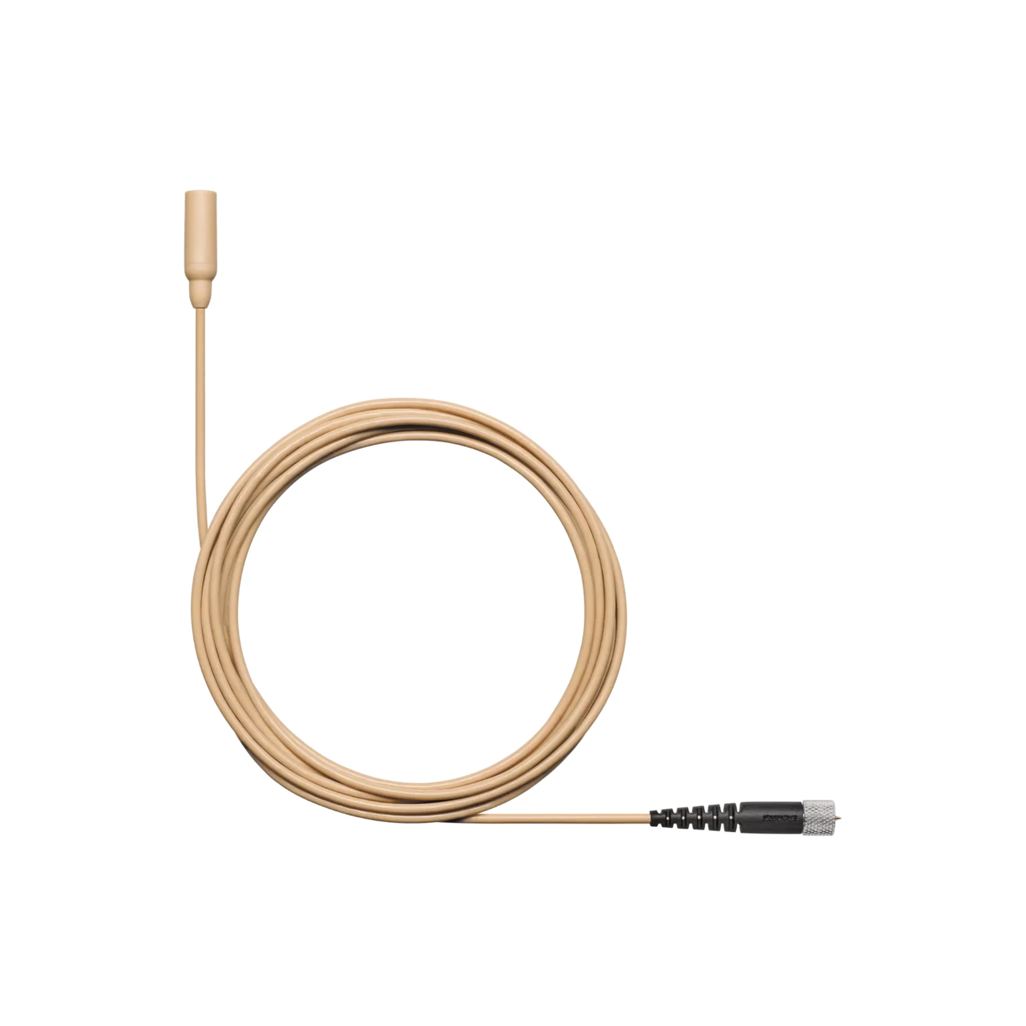 Shure Omnidirectional Condenser Microphone (Low-sens) with 1.6mm cable & MDOT connector (Tan)