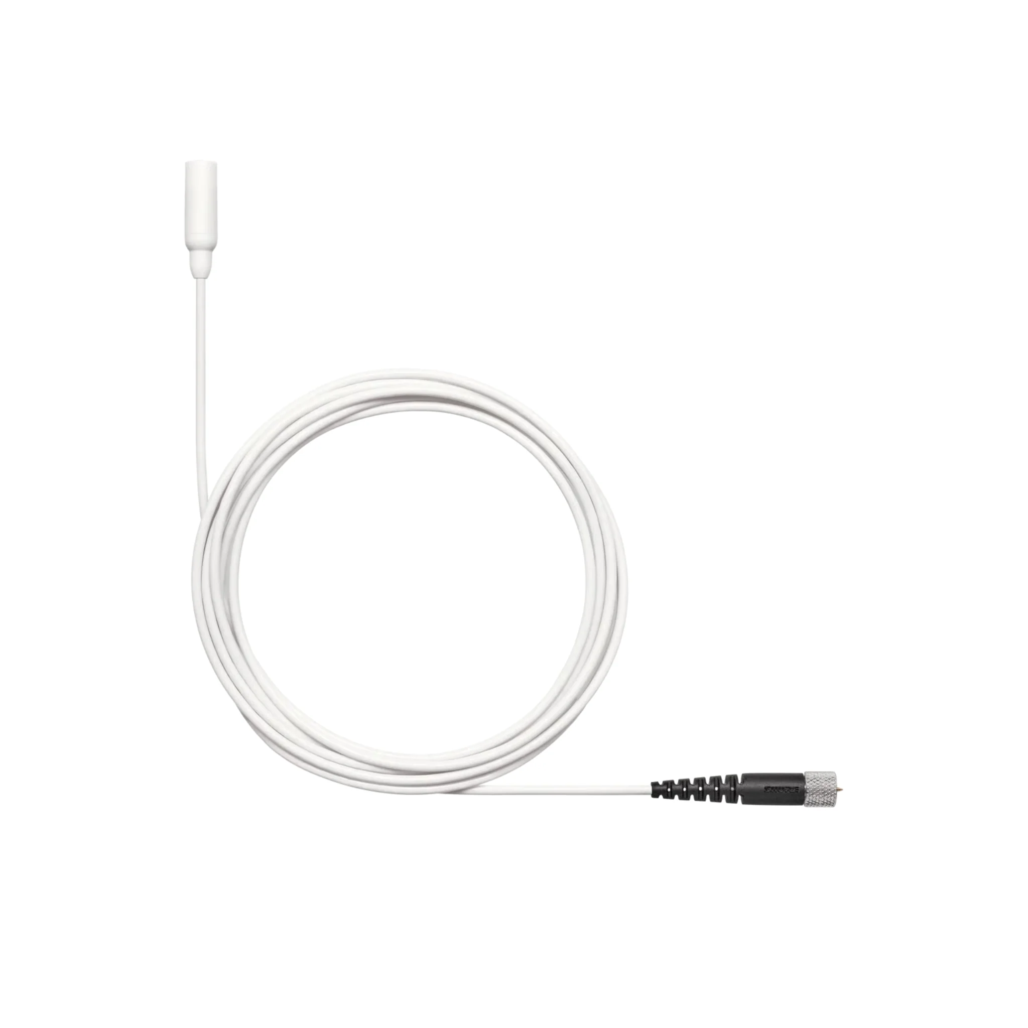 Shure Omnidirectional Condenser Microphone (Low-sens) with 1.6mm cable & MDOT connector (White)