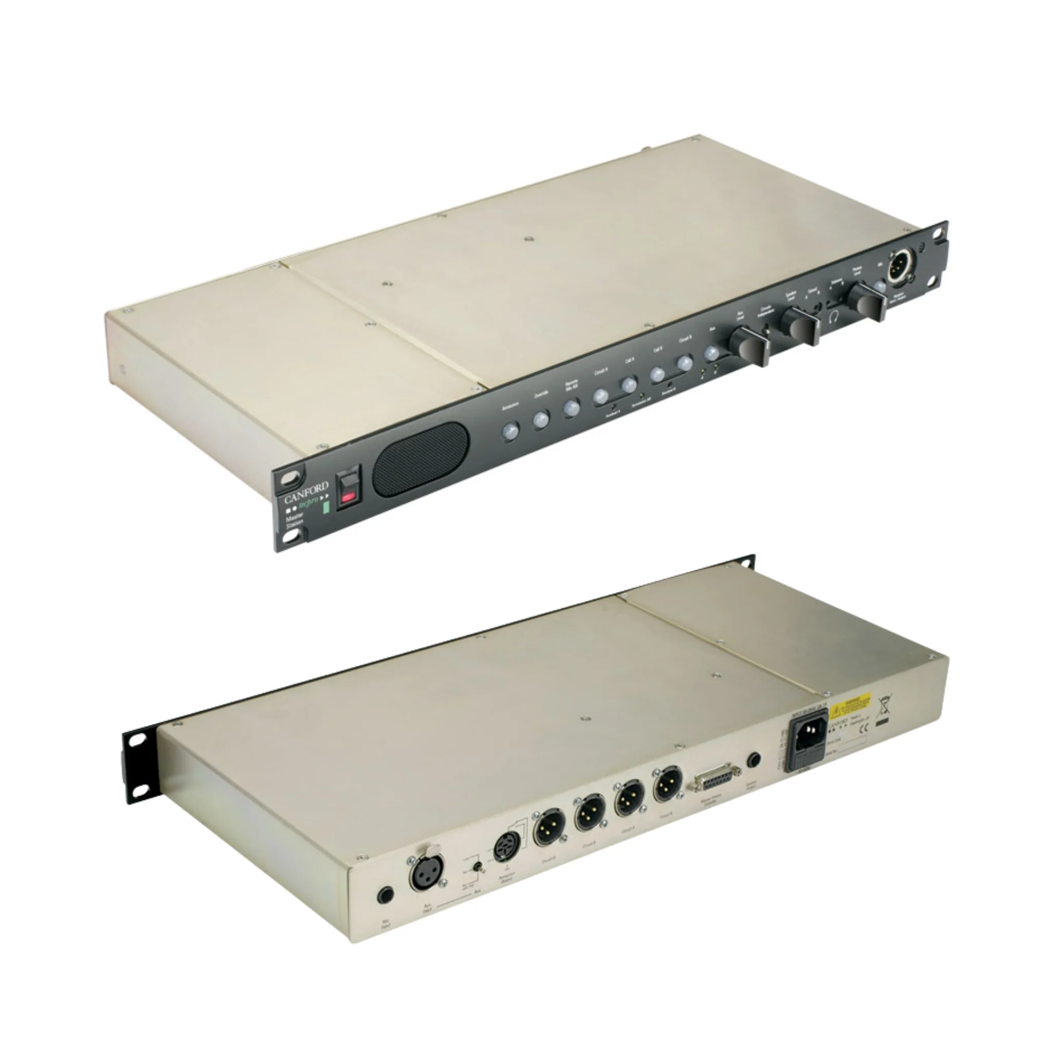 Tecpro 2-channel loudspeaker master station